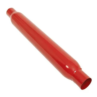 Thrush Exhaust 24203 Glass Pack Muffler; 2 1/4 In. Inlet/Outlet; Steel; Red • $43.45