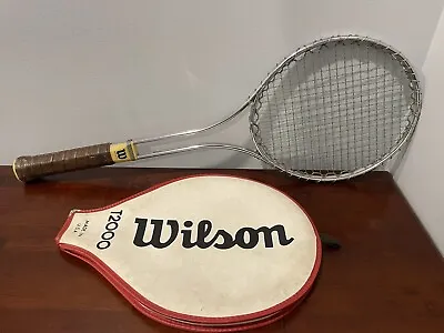 Vintage Wilson T2000 Tennis Racquet With Original Cover • $25.99