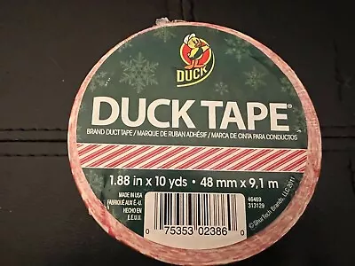 Duck Tape Patterned - Candy Cane Striped Print - NIP (Discontinued) • $15.99