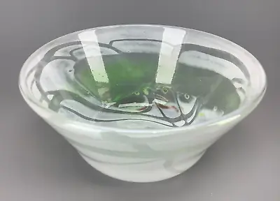 Australian Art Glass Dish Bowl By John Walsh Signed • $49