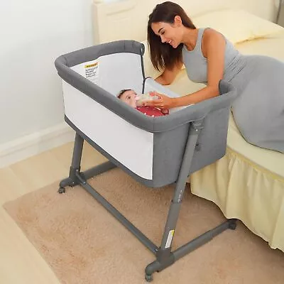 Baby BassinetsAll Mesh Bedside SleeperPortable For Safe Co-Sleeping • $119.99