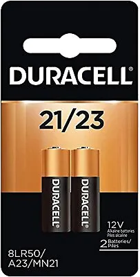 2pk Duracell MN21 Alkaline 12V Battery A23 MN21 23AF 23AE V23GA GP23A L1028 • $4.41