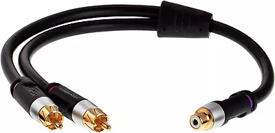 Mediabridge™ Ultra Series RCA Y-Adapter 12  1-Female To 2-Male • $14.99