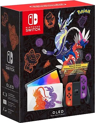 $535 • Buy Nintendo Switch OLED Model Pokemon Scarlet & Violet Games Edition - AU SELLER