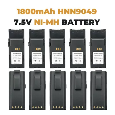 10PC Battery Replacement For Motorola P1225 HNN9049 HNN9050 SP1225 1800mAh NI-MH • $180