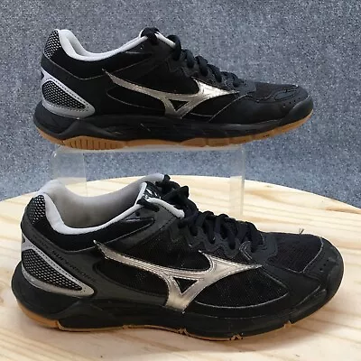 Mizuno Wave Supersonic Shoes Womens 8 Volleyball Lace Up Running Sneakers Black • $34.99