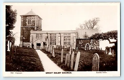 POSTCARD Great Dalby Church Near Melton Mowbray Leicestershire Real Photo RP • £7.99