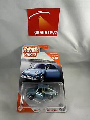 1965 Volkswagen Type 3 Fastback Blue 2020 Matchbox Moving Parts Case H • $3.99