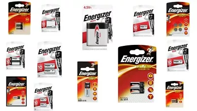 Energizer Photo Lithium And Specialist Batteries 4.5V LR43 CR123 2CR5 4LR44 CR2 • £1.99