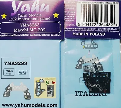 YAHU YMA3283 Macchi MC.202 (Italeri) 1/32 Instrument Panel • $10.95
