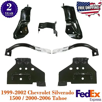 Front Steel Bumper Bracket Kit For 1999-2002 Chevy Silverado 1500 / 00-06 Tahoe • $197.45