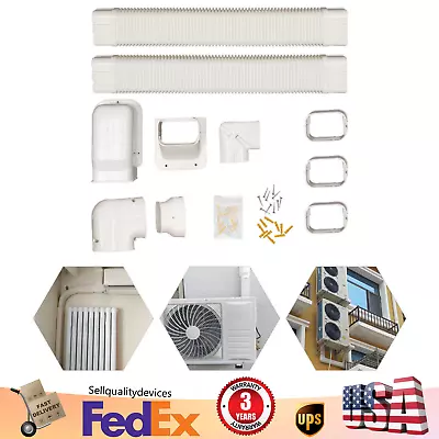 4  W * 17Ft L PVC Decorative Pipe Line Cover Kit For AC-Full Set Protection Hose • $46.56
