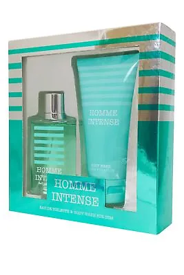 Laurelle Homme Intense EDT Spray 100ml Body Wash 125ml Mens Fragrance Set • £7.69