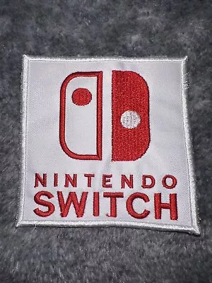 NINTENDO SWITCH Logo Large Patch Stitched 4 X 4 • $9