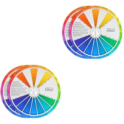 2 Pieces Paint Learning Guide Chart Card Gradient • £14.49