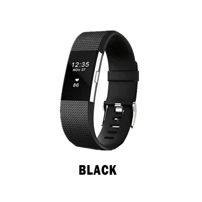 Silicone Watch Wrist Sports Strap For Fitbit Charge 2 Band Wristband Replacement • $5.95