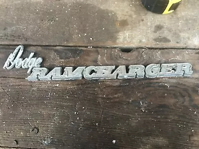Vintage Mopar  Dodge Ram Ramcharger  Emblem • $49.99