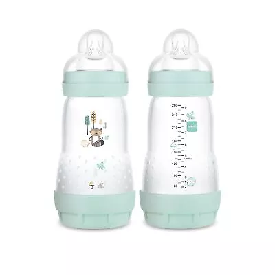 MAM Easy Start Matte Anti-Colic Baby Bottles Medium Flow Nipples Baby Boy ... • $23.36