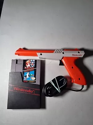 Super Mario Bros Duck Hunt NES Game With Zapper Gun Controller Authentic Tested • $31.99