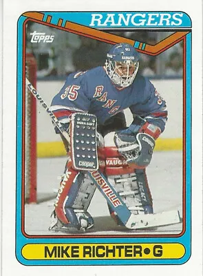1990-91 Mike Richter Rookie O-Pee-Chee Hockey Trading Card #330 FRESH Mint • $1.49