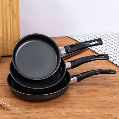 Mini Frying Pan 14/16/18cm Kitchen Egg Omelette Pancake Cooking Non Stick Pot UK • £9.78