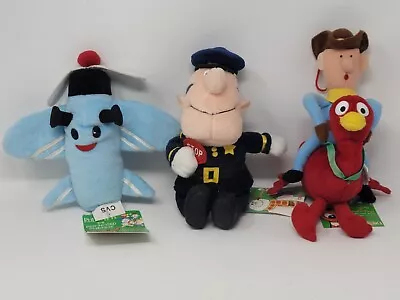 Lot 3 CVS Stuffins Vintage Cowboy Rudolph Island Misfit Toy 10  Bean Plush 1999i • $69.99