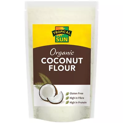 Tropical Sun Organic Coconut Flour 500g | Gluten-free Essential • £8.99