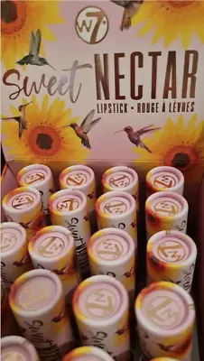 W7 Sweet Nectar Lipsticks Balm 3.5g Infused With Vitamin E - Choose Your Shade • £4.99