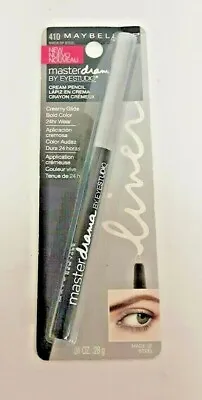 Master Drama By Maybelline CREAM Pencil #410 MADE OF STEEL 0.01 Oz SILVER Sealed • $3.50