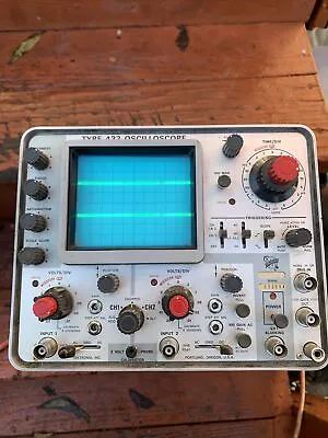 Tektronix Type 422 Oscilloscope Vtg Turns On Untested • $90