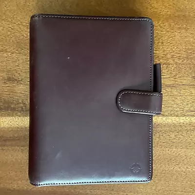 Franklin Covey Planner Leather Snap 6 Ring Binder Made In USA • $79.95