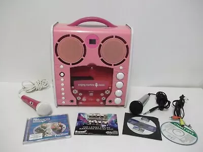The Singing Machine Portable CD+G Karaoke Player Model SML383P & Discs Mics  • £30.50