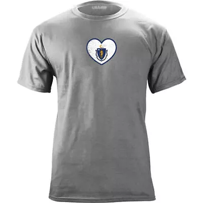 Original Massachusetts Heart State Flag T-shirt • $19.99