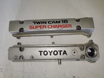 1988 To 1989 Toyota MR2 4AGE SUPER CHARGED Valve Covers SET • $250.24