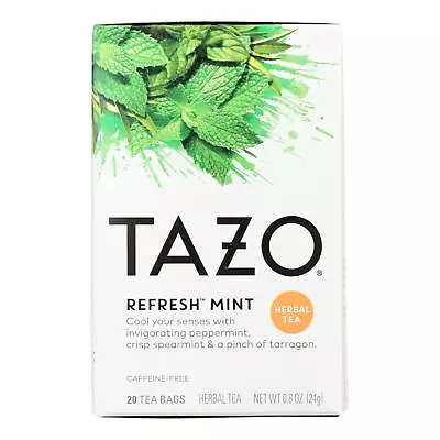 £35.27 • Buy Tazo Tea Herbal Tea - Refreshing Mint - Case Of 6 - 20 BAG