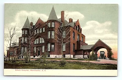 Elliott Hospital Manchester New Hampshire NH Vintage Postcard • $4.50