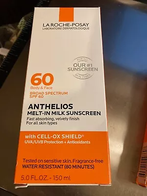 La Roche-posay Anthelios 60 Melt-in Sunscreen Milk 5oz EXP 1.26 And Greater • $17.99
