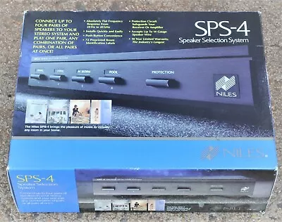 Niles Sps-4 Speaker Selection System New Vintage Commercial Surplus • $48.99