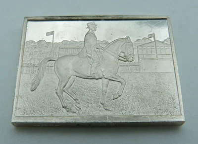 £24.97 • Buy Hallmarked Solid Silver Horse Racing Ingot - National Riding Stoneleigh Dressage