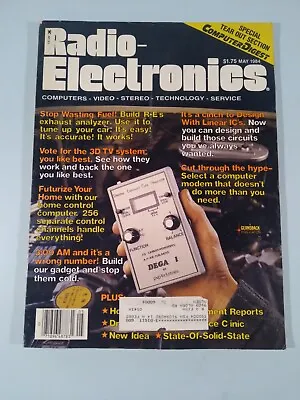 £6.02 • Buy Radio Electronics Magazine 1984 Apple Lisa IBM PC Jr & CP/M Articles Vtg Retro