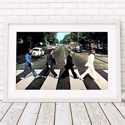 The Beatles - Abbey Road - Music Legends Poster Picture Print - Sizes A5 To A0 • $19.95