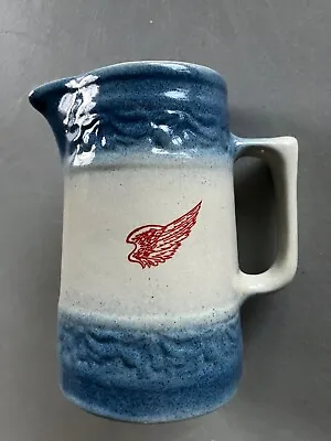 Red Wing Minnesota 5” Cherry Band Pitcher Blue And White • $32.95
