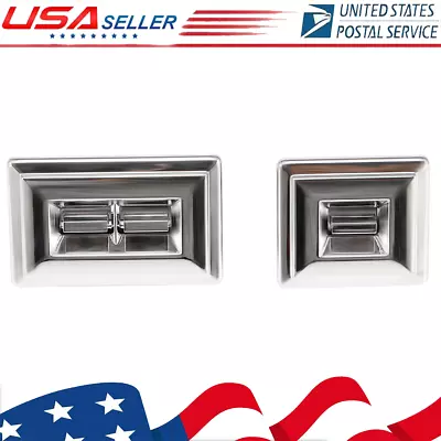 Pair Set Of 2 Chrome Power Window Switch For Chevy Chevrolet GMC Pontiac USA • $15.99