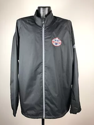 Men’s Adidas Climastorm Indiana Pacers Black Global Games London Windbreaker 3XL • $20