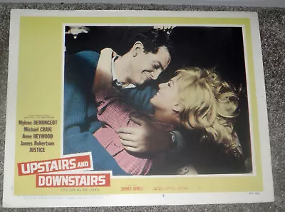 UPSTAIRS AND DOWNSTAIRS Orig 1960 Lobby Card MYLENE DEMONGEOT 11x14 Movie Poster • $27.99