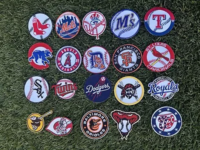 MLB Baseball Patches Iron On Round  Embroidered • $4.50