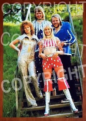 Abba 1974 Retro Large Color Photo Poster Print Agnetha Faltskog Anni-frid  • $39