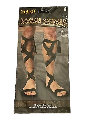 Spirit Roman Sandals One Size Fits Most Halloween Costume Toga Frat Party House • $5.99