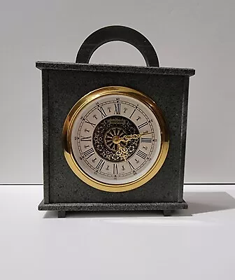 Rare German Stylish Heavy  Mantel Clock With Key Mercedes  • $68.48