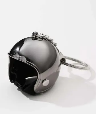 Motorcycle Helmets Keycain Charm Vintage Vespa Golssy  • $10